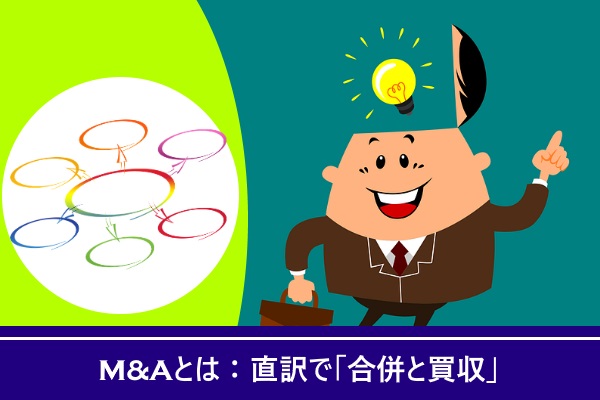 M&Aとは：直訳で「合併と買収」